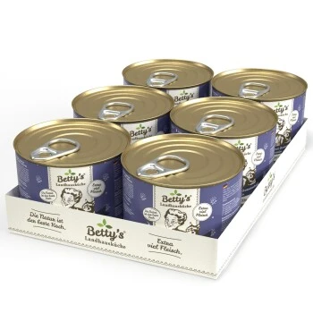 Betty's Landhausküche Huhn & Fasan Mit Borretschöl 6 X 200g Für Katze 9 Betty's Landhausküche Huhn & Fasan Mit Borretschöl 6 X 200g Für Katze – Bild 7
