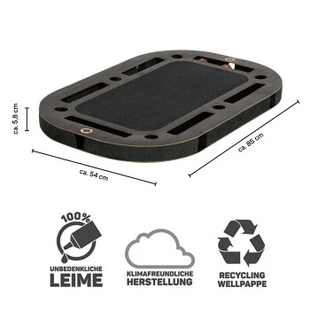 Canadian Cat Company Katzenspielplatz PlayPlate Black Schwarz 9 Canadian Cat Company Katzenspielplatz PlayPlate Black Schwarz – Bild 7