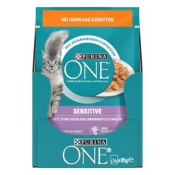 Purina ONE Sensitive Mit Huhn & Karotten 26x85g -Katzenbedarf Geschäft 26317a3c735e045d31e4988375597723d455cc65 1099274 de DE purina one 2