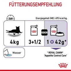 ROYAL CANIN Appetite Control Care 12 X 85 G -Katzenbedarf Geschäft 69b721e4d82df800ee6648830282589f7444e107 1344684 5