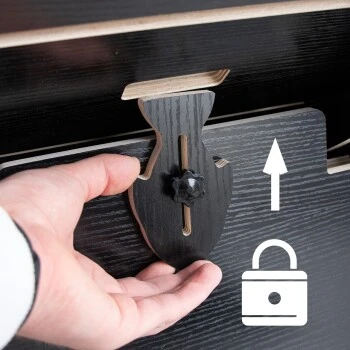 Canadian Cat Company Katzenlaufrad Aus Holz XL Schwarz 9 Canadian Cat Company Katzenlaufrad Aus Holz XL Schwarz – Bild 7