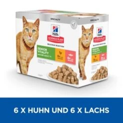 Hill's Science Plan Senior Vitality 7+ Mature Adult 12x85 G -Katzenbedarf Geschäft 7f0125efc337f001ec9268b792f49a34eeb5eb20 52742015705 1.1