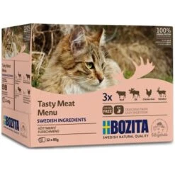 BOZITA Pouch Multibox Fleisch-Menü In Gelee 12x85g - Getreidefrei 12x85 G